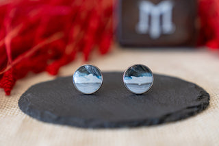 Marduk gümüş el yapımı kol düğmesi, erkeğe hediye